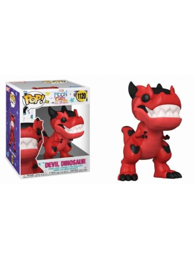 Funko Pop! Super Marvel: Moon Girl & Devil Dinosaur S1 - Devil Dinosaur #1120 Bobble-Head Vinyl Figure (6")