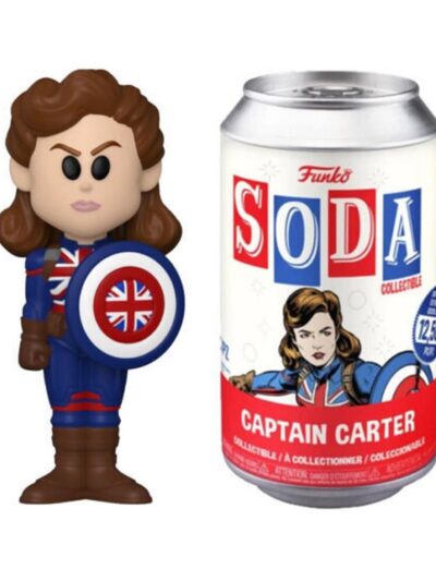 Funko Vinyl Soda Marvel: What If...? - Captain Carter* Collectible Figure