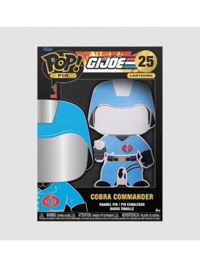 Funko Pop! Cartoons Pin: GI Joe - Cobra Commander #25 Large Enamel Pin (GIJPP0002)