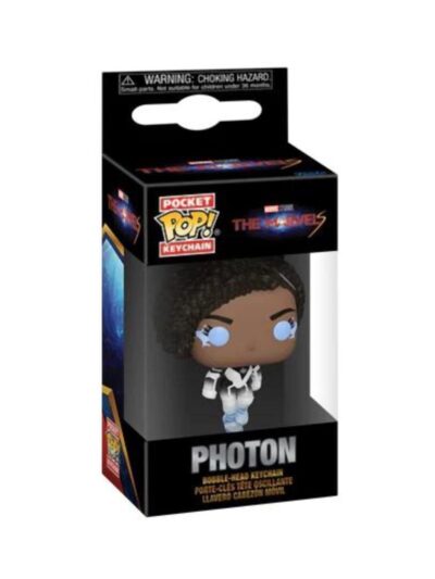 Funko Pocket Pop!: The Marvels - Photon Bobble-Head Vinyl Figure Keychain