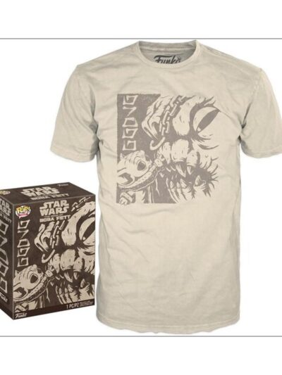 Funko Boxed Tee: Disney Star Wars The Book of Boba Fett - Grogu with Rancor T-Shirt (S)