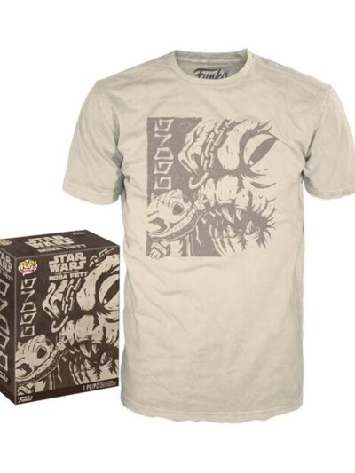 Funko Boxed Tee: Disney Star Wars The Book of Boba Fett - Grogu with Rancor (XL)