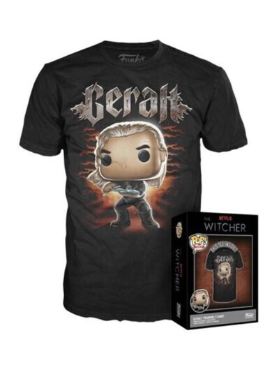 Funko Boxed Tees: The Witcher - Geralt Training (L)