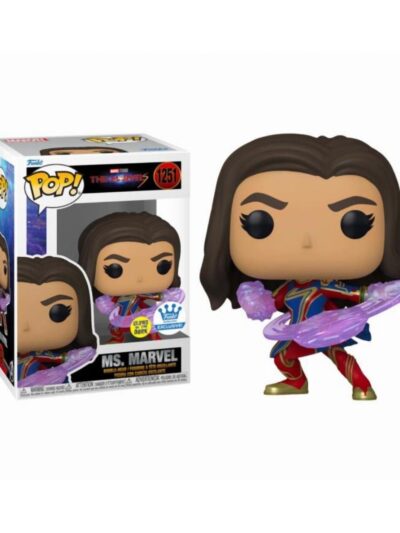 Funko Pop! The Marvels - Ms. Marvel (Glows in the Dark) (Special Edition) #1251 Bobble-Head Vinyl Figure