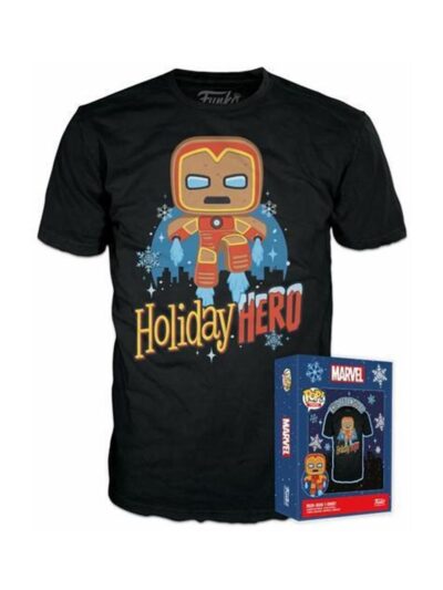Funko Boxed Tee: Marvel - Gingerbread Iron Man (XL)
