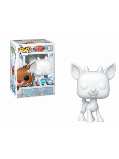 Funko Pop! Rudolph The Red-Nosed Reindeer - Rudolph (DIY) (White) (Special Edition) #03 Vinyl Figure