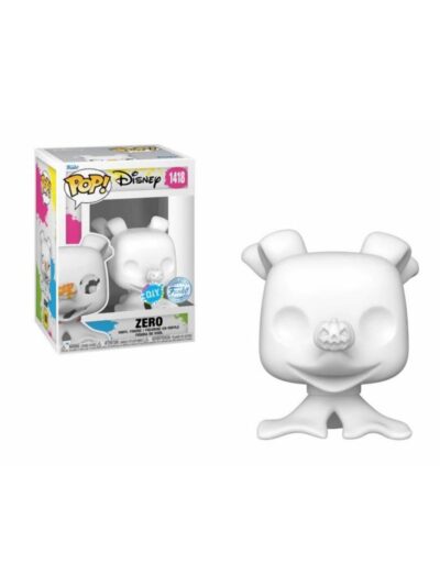 Funko Pop! Disney: The Nightmare Before Christmas - Zero (DIY) (White) (Special Edition) #1418 Vinyl Figure