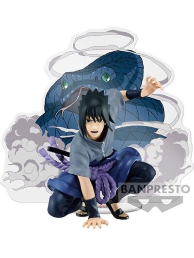 Banpresto Panel Spectacle: Naruto Shippuden - Sasuke Uchiha Statue (9cm) (88033)