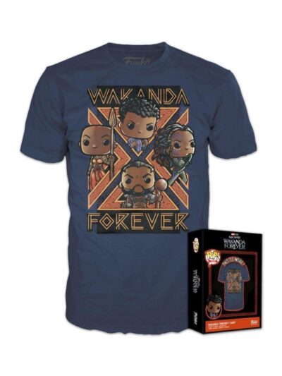 Funko Boxed Tee: Black Panther Wakanda Forever T-Shirt (S)
