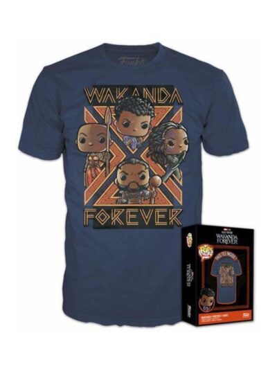 Funko Boxed Tee: Marvel Black Panther Wakanda Forever T-shirt (M)