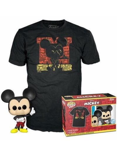 Funko Pop! & Tee (Adult): Disney - Mickey (Diamond Collection) (Special Edition) Vinyl Figure & T-Shirt (S)