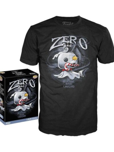 Funko Boxed Tee: The Nightmare Before Christmas - Zero with Cane (M)