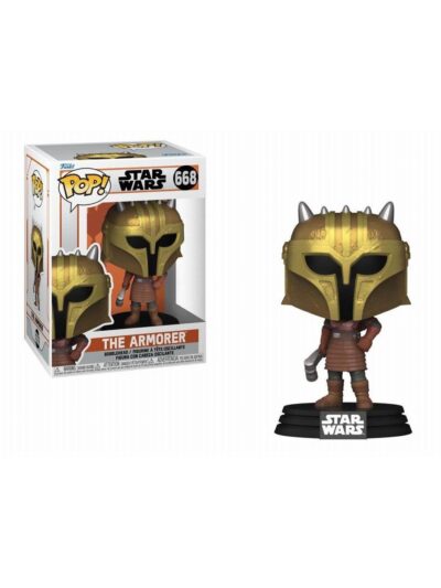 Funko Pop! Disney Star Wars: The Mandalorian - The Amorer #668 Bobble-Head Vinyl Figure