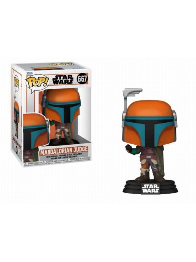 Funko Pop! Disney Star Wars: The Mandalorian - Mandalorian Judge #667 Bobble-Head Vinyl Figure