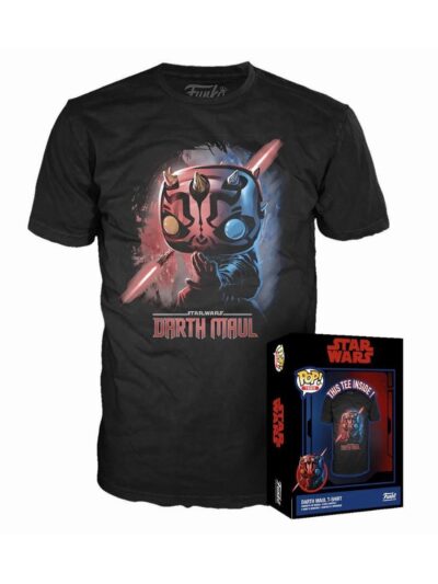 Funko Boxed Tee: Star Wars EP1 - Darth Maul T-Shirt (L)