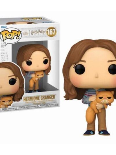 Funko Pop!: Harry Potter Prisoner of Azkaban - Hermione Granger with Crookshanks #167 Vinyl Figure