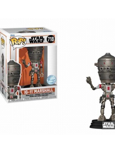 Funko Pop! Star Wars: The Mandalorian S10 - Marshal (Special Edition) #718 Bobble-Head Vinyl Figure