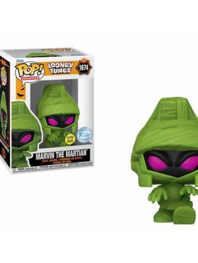 Funko Pop! Animation: Looney Tunes - Marvin the Martian (Mummy​) (Glows in the Dark) (Special Edition) #1674 Vinyl Figure