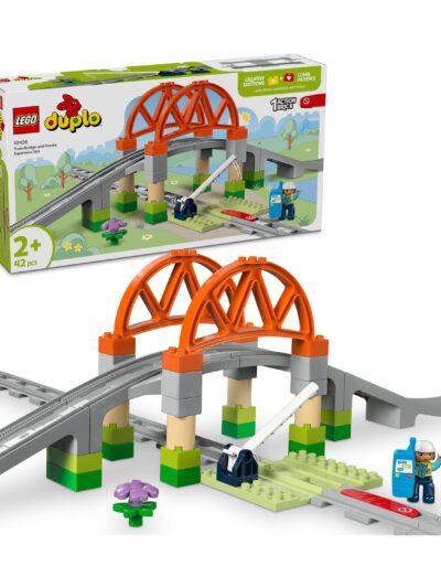 LEGO® DUPLO® Town: Train Bridge and Tracks Expansion Set (10426)