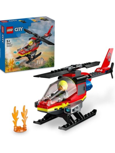LEGO® City: Fire Rescue Helicopter Building Set (60411)