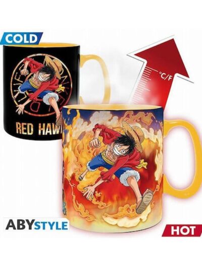 Abysse One Piece - Luffy & Sabo Heat Change Mug (460ml) (ABYMUGA445)