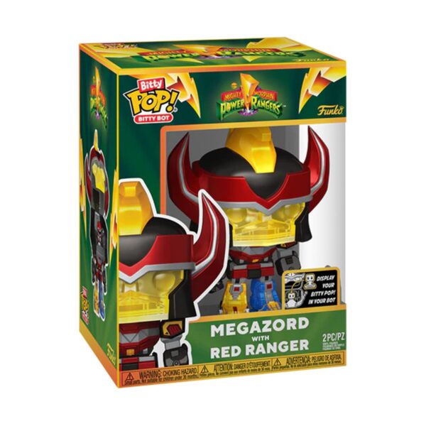 Funko Bitty Pop! Bots: Power Rangers - Megazord with Red Ranger Vinyl Figure