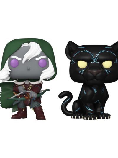 Funko Pop! Games 2-Pack: Dungeons & Dragons - Drizzt Do' Urden & Guenhwyvar Vinyl Figures