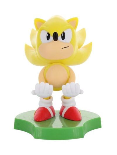 EXG Cable Guys Holdem: Sonic The Hedgehog - Super Sonic Phone and Earpods Holder (HDHMSG400608)