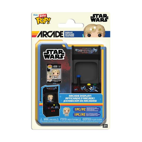 Funko Bitty Pop! Arcade Disney: Star Wars - Luke Display Case & Vinyl Figure