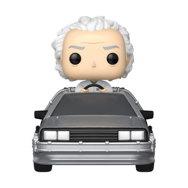 Funko Pop! Rides Deluxe: Back to the Future - Doc with Time Machine #133 Vinyl Figure