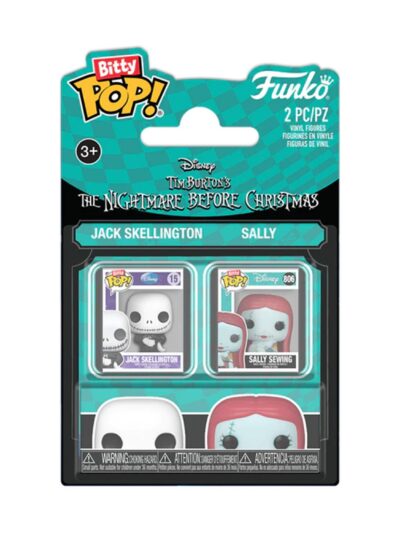 Funko Bitty Pop! 2-pack Disney: The Nightmare Before Christmas - Jack & Sally Vinyl Figures