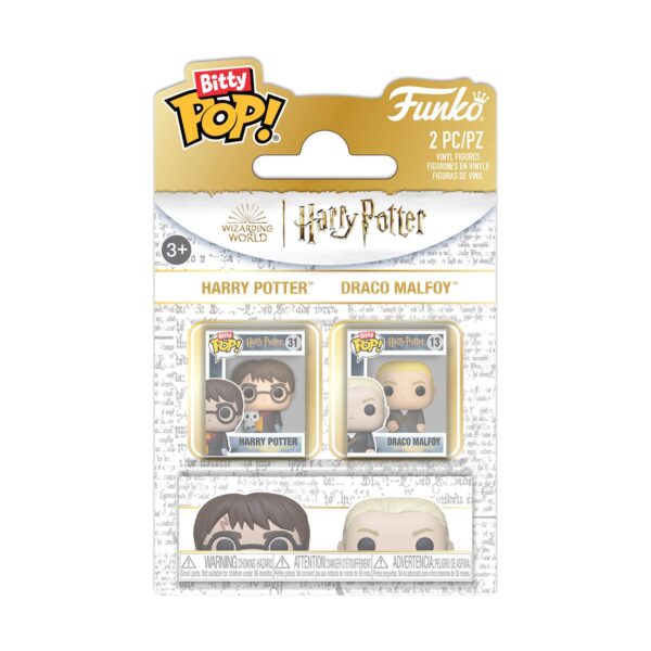 Funko Bitty Pop! 2-pack: Harry Potter - Harry Potter & Draco Vinyl Figures