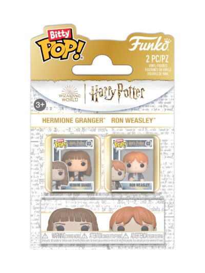 Funko Bitty Pop! 2-pack: Harry Potter - Ron & Hermione Vinyl Figures