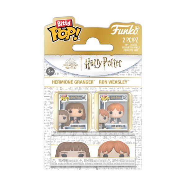 Funko Bitty Pop! 2-pack: Harry Potter - Ron & Hermione Vinyl Figures