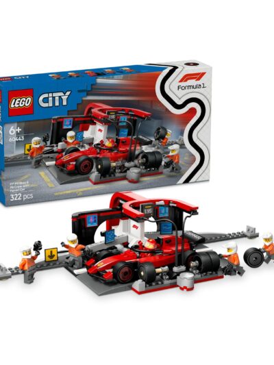 LEGO® City: F1® Pit Stop & Pit Crew with Ferrari Car (60443)