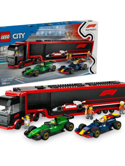 LEGO® City: F1® Truck with RB20 & AMR24 F1® Cars (60445)
