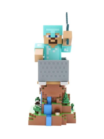 EXG Cable Guys: Minecraft - Steve in Diamond Armour Phone & Controller Holder (CGCRMC400756)