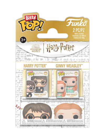 Funko Bitty Pop! 2-Pack: Harry Potter - Harry Potter & Ginny Weasley Vinyl Figures