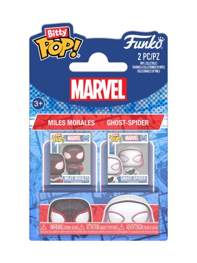 Funko Bitty Pop! 2-Pack Marvel: Spider-Man - Miles Morales & Ghost Spider Vinyl Figures
