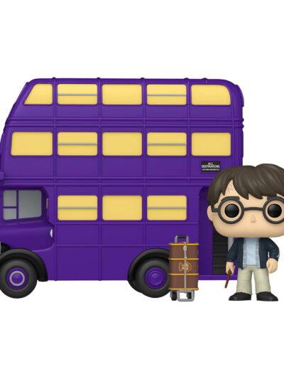 Funko Pop! Rides Super Deluxe: Harry Potter - Harry Potter with Knight Bus #139 Vinyl Figure