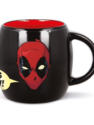 Stor Marvel: Deadpool - Young Adult Globe Mug In Gift Box (385ml) (11962)