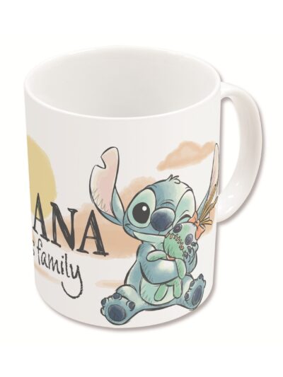 Stor Disney: Stitch & Angel Ohana Means Family - Young Adult Ceramic Mug In Gift Box (325ml) (93492)