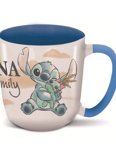 Stor Disney: Stitch & Angel Ohana Dnls - Young Adult Ceramic Elite Mug In Gift Box (385ml) (94722)