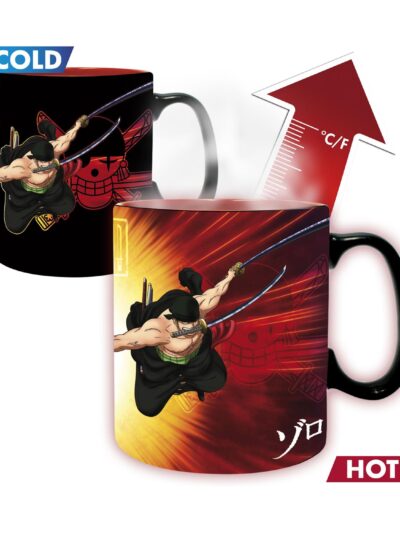 Abysse One Piece - Mug Heat Change - 460Ml - Zoro & Sanji (ABYMUGA580)