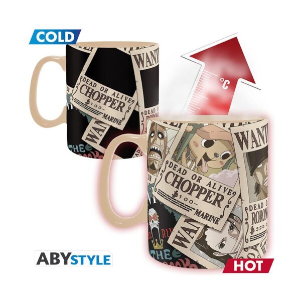 Abysse: One Piece - Wanted  Heat Change Mug (460ml) (ABYMUGA444)