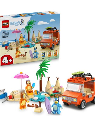 LEGO® Bluey: Bluey’s Beach & Family Car Trip (11202)
