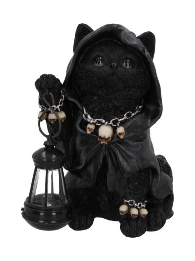 Nemesis Now Adult: Gothic - Reapers Feline Lantern Figure (18.5cm)
