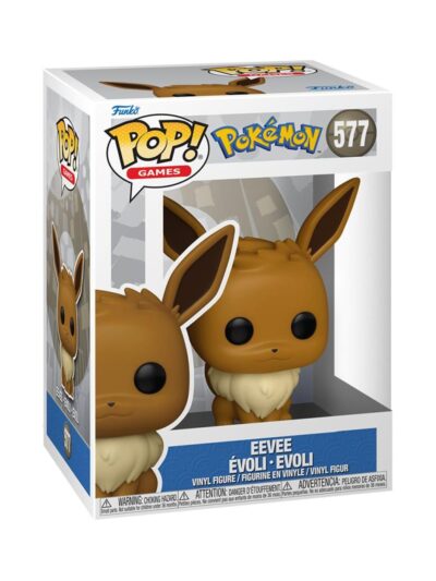 Funko Pop! Games: Pokemon - Eevee Evoli Evoli #577 Vinyl Figure