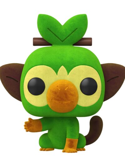 Funko Pop! Games: Pokemon - Grookey (Flocked) (Special Edition) #957 Vinyl Figure
