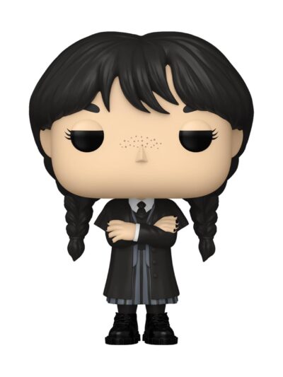 Funko Pop! Television: Wednesday - Wednesday Addams (Black Coat) #1815 Vinyl Figure